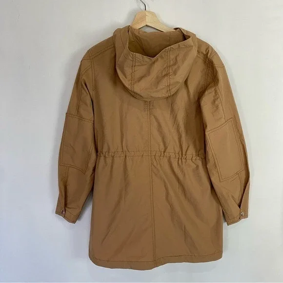 J Crew Relaxed Perfect‎ Lightweight Jacket Pale Mocha Tan Size X-Small - Picture 2 of 6